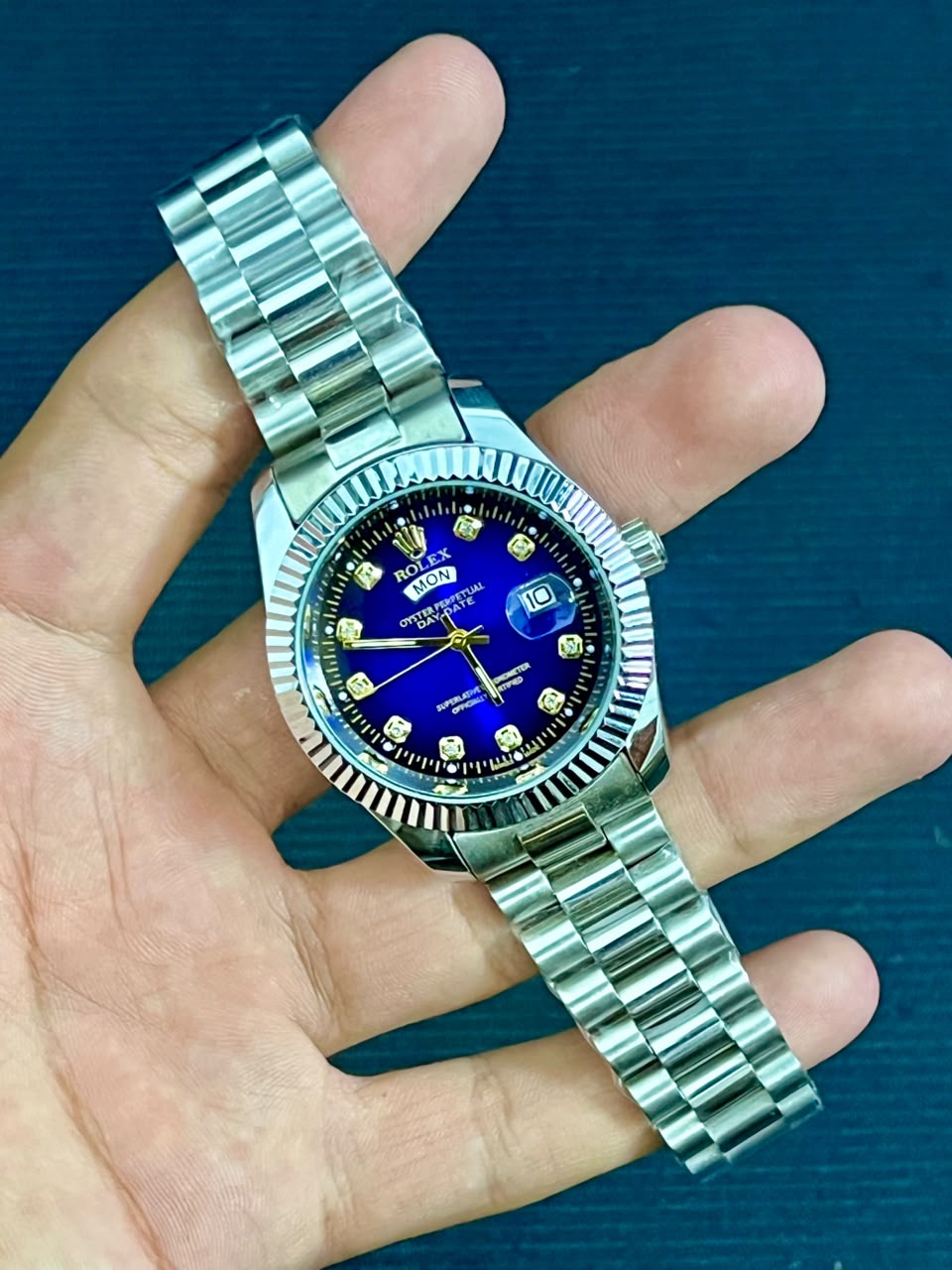 Premium Blue Dial Watch - Wristxwear.shop