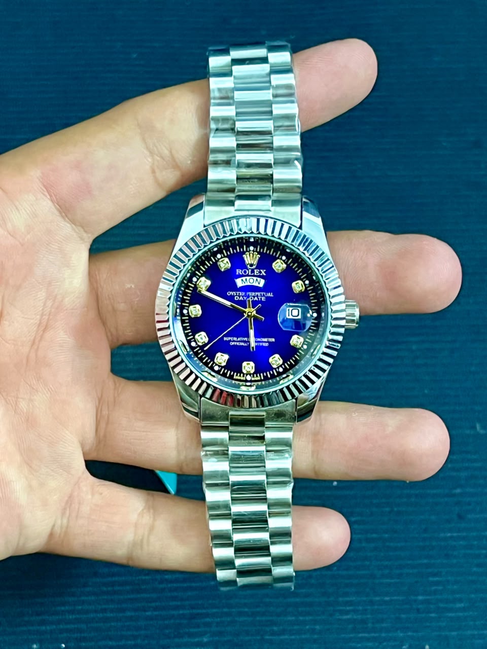 Premium Blue Dial Watch - Wristxwear.shop