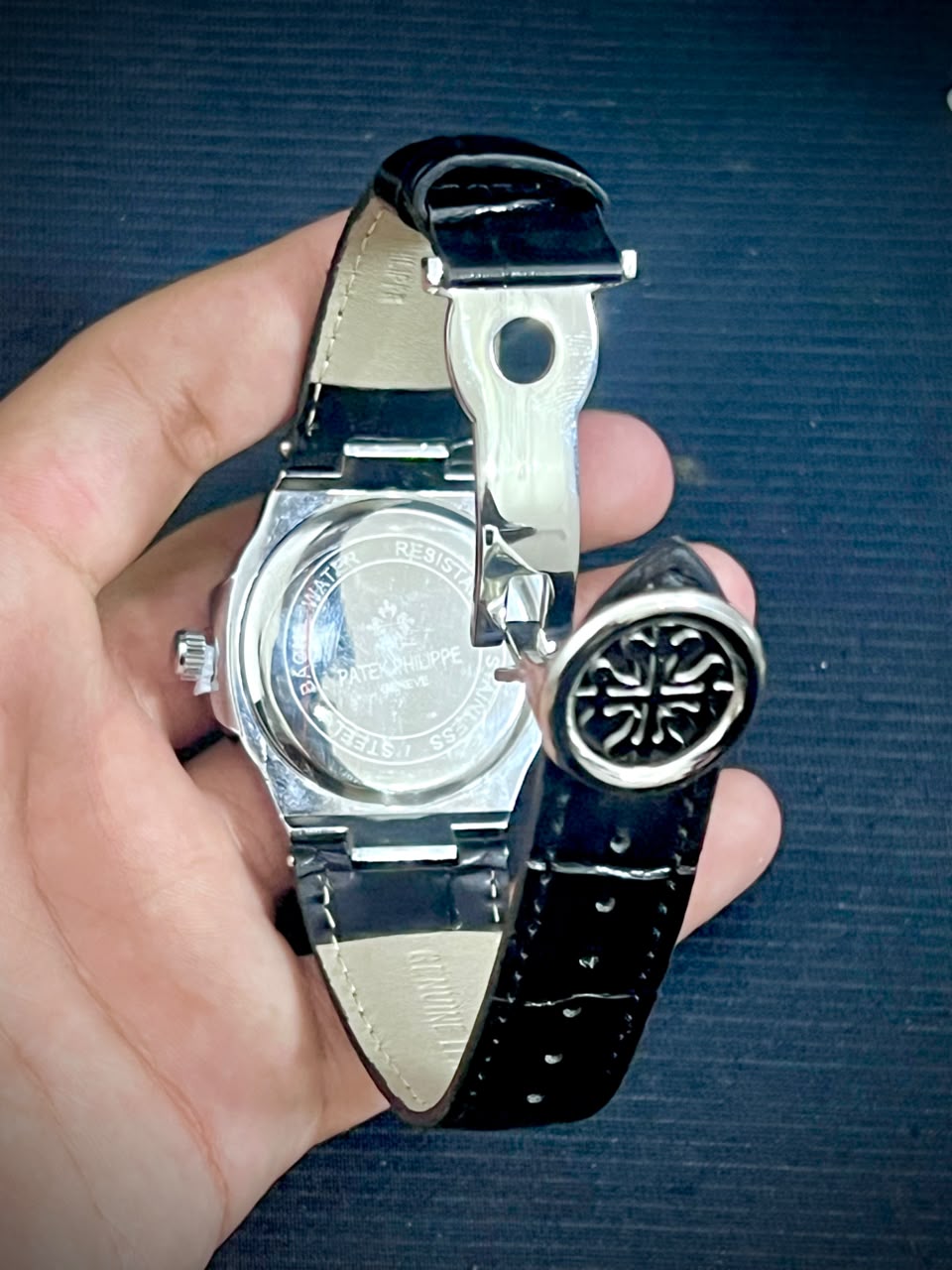 Premium Green Dial Leather Strap Men's Watch - Wristxwear.shop